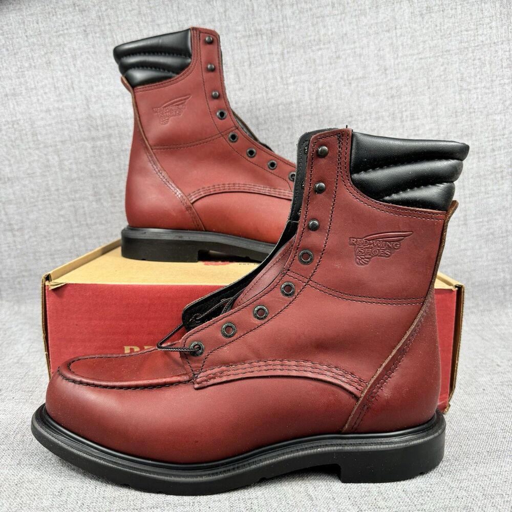 Red Wing Boots Men's 10 E 402 Supersole Leather Work
